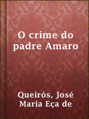 cover image of O crime do padre Amaro